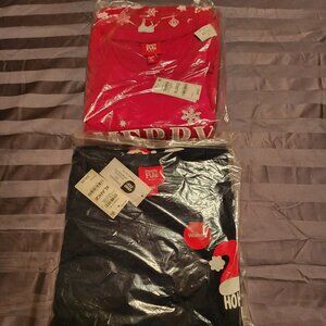NWT-XLARGE 2 SETS CHRISTMAS FAMILY PJ's 2 SETS